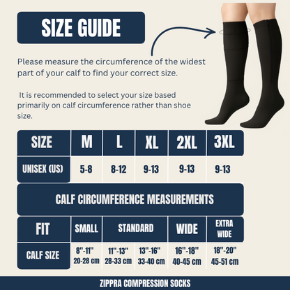 ZIPPRA COMPRESSION SOCKS
